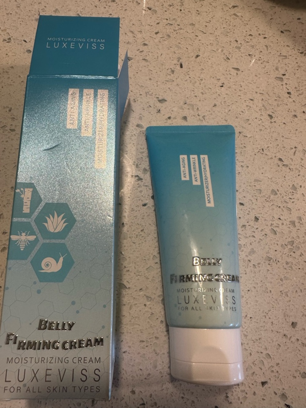 LuxeViss Belly Firming Moisturizing Cream - Aqua